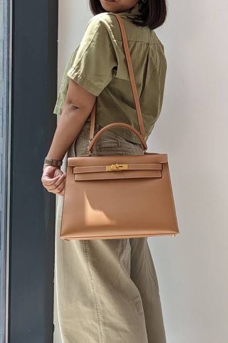Hermes Kelly HandBag In Orange